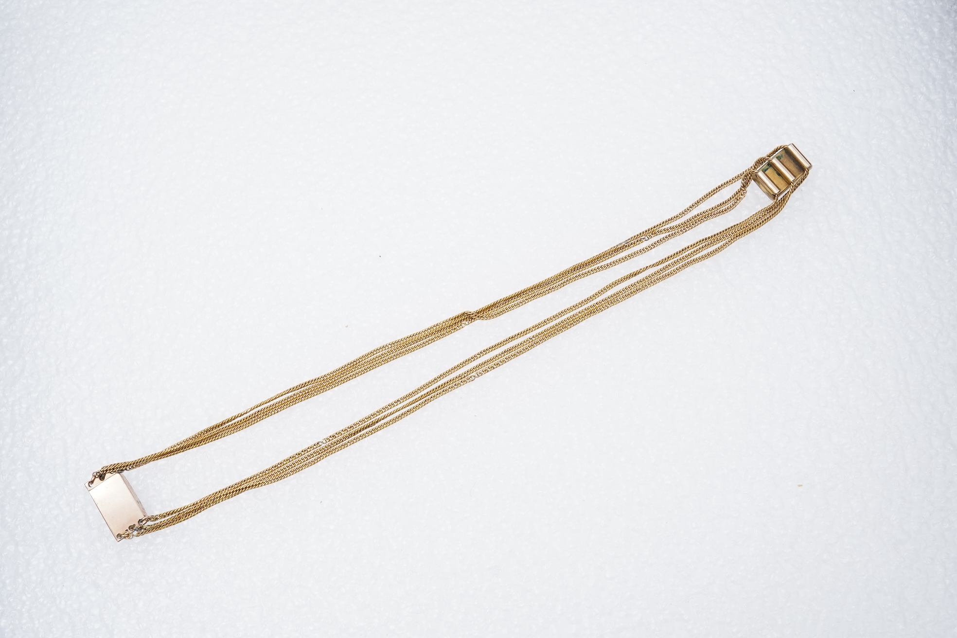 An enamel, pearl and diamond necklace, 19th century, composite